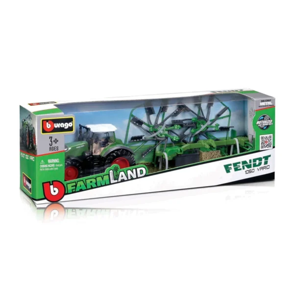 Модель - Трактор Fendt 1050 Vario з роторними валковими граблями - Зображення 18
