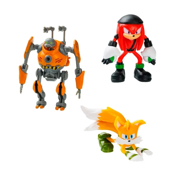 Набір ігрових фігурок Sonic Prime – Еґфорсер, Наклз, Тейлз - Зображення 2