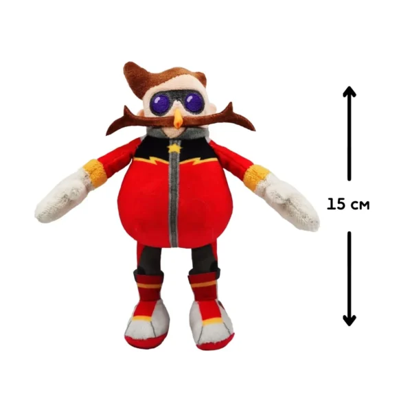 М'яка іграшка на кліпсі Sonic Prime – Доктор Еґман - Зображення 2