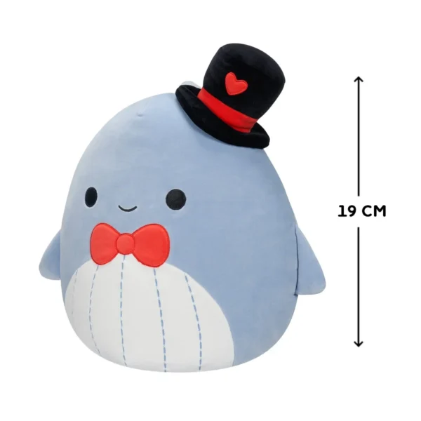 М'яка іграшка Squishmallows – Синій кит Самір (19 cm) - Зображення 2