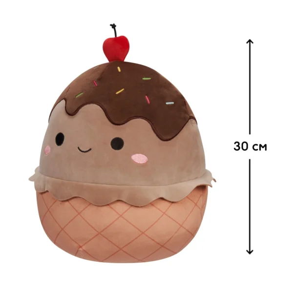 М'яка іграшка Squishmallows – Шоколадне морозиво (30 cm) - Зображення 2