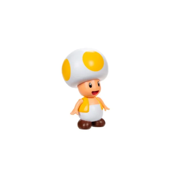 Ігрова фігурка з артикуляцією SUPER MARIO - Жовтий Тоад 6 cm - Зображення 3