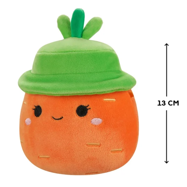 М'яка іграшка Squishmallows - Морквина Кароліна в капелюсі (13 cm) - Зображення 2