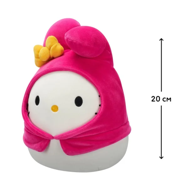 М'яка іграшка Squishmallows - Хелоу Кітті в образі Моя Мелоді (20 cm) - Зображення 5