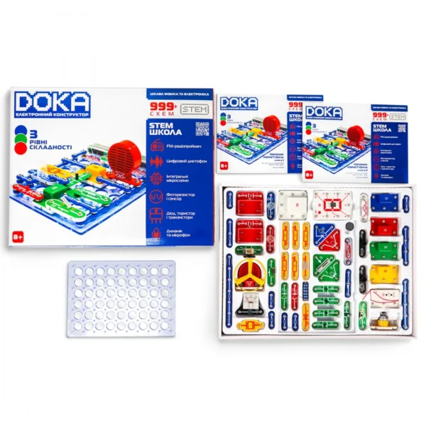 Конструктор електронний Doka Школа 999+ схем - Зображення 14