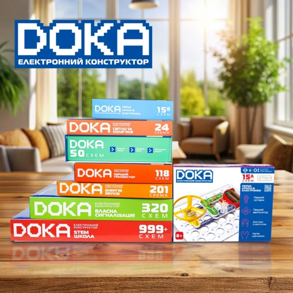 Конструктор електронний Doka Перші кроки в електроніці (А) - Зображення 9