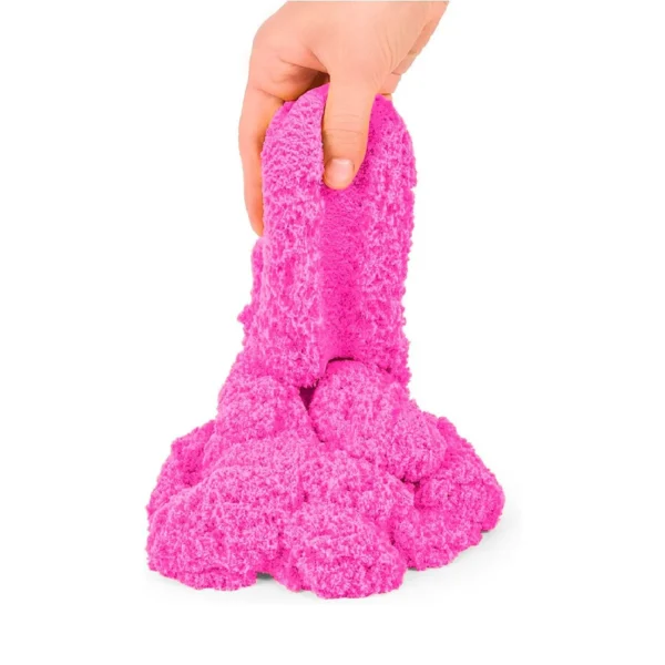 Пісок для дитячої творчості - Kinetic Sand Colour (рожевий, 907 g) - Зображення 5