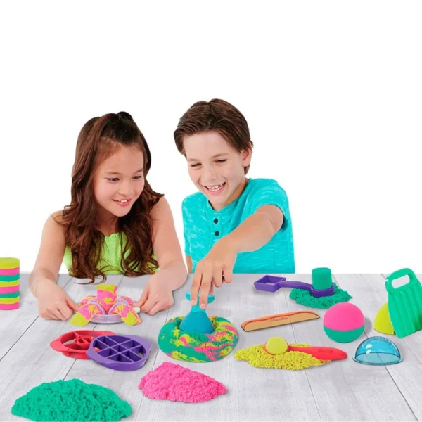 Набір піску для дитячої творчості - Kinetic Sand Кольорові пригоди - Зображення 9