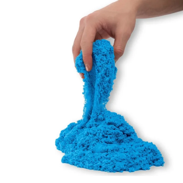 Пісок для дитячої творчості - KINETIC SAND COLOUR (синій, 907 g) - Зображення 3