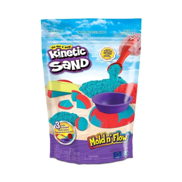 Набір піску для дитячої творчості - Kinetic Sand Барвистий дует - Зображення 2