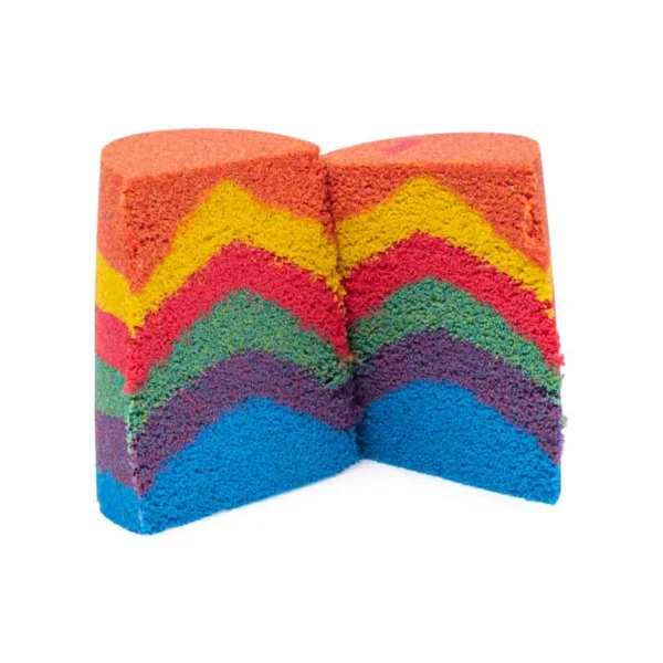 Набір піску для дитячої творчості - Kinetic Sand Веселковий мікс - Зображення 7