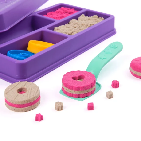 Набір піску для творчості - Kinetic Sand Кольорове печиво - Зображення 6