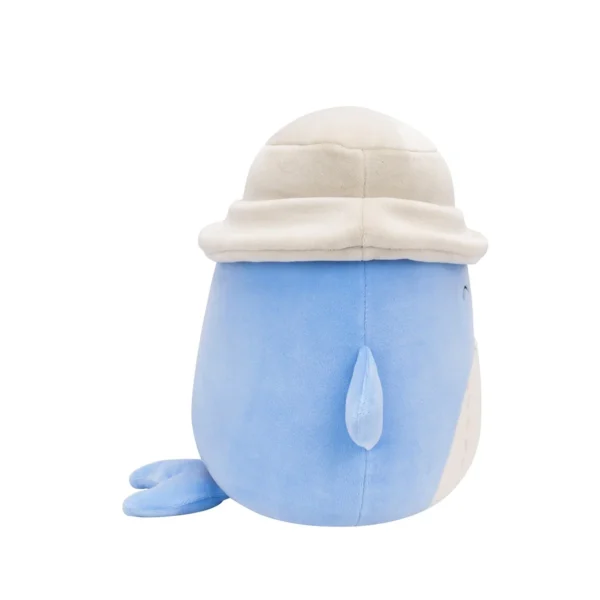 М'яка іграшка Squishmallows – Синій кит Самір у панамі (19 cm) - Зображення 5