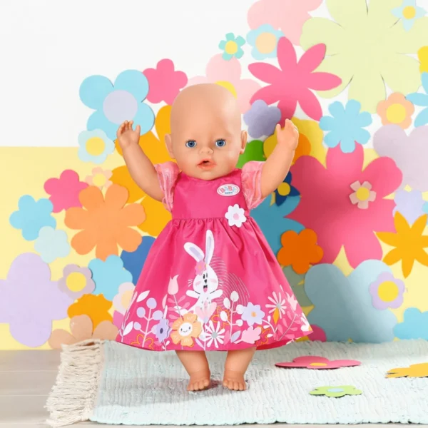 Одяг для ляльки Baby Born - Сукня з квітами - Зображення 4