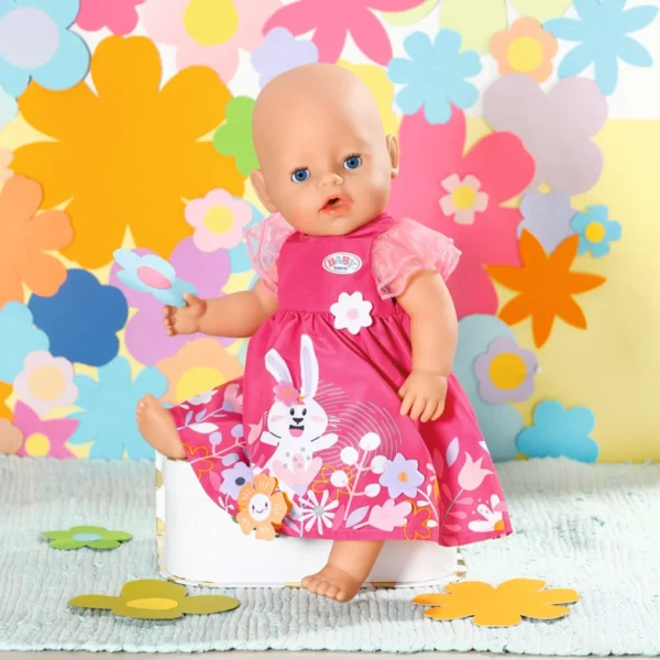 Одяг для ляльки Baby Born - Сукня з квітами - Зображення 5