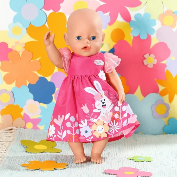 Одяг для ляльки Baby Born - Сукня з квітами - Зображення 6
