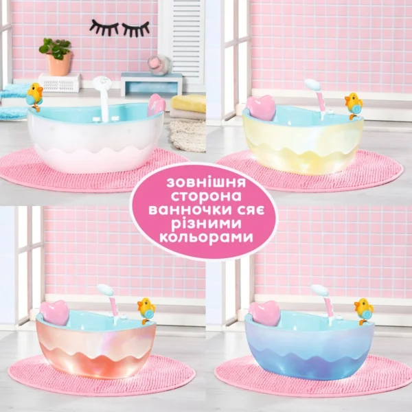 Автоматична ванночка для ляльки Baby Born – Легке купання - Зображення 7