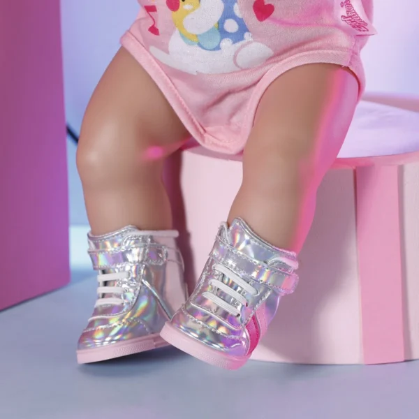 Взуття для ляльки Baby Born - Cріблясті кросівки - Зображення 3