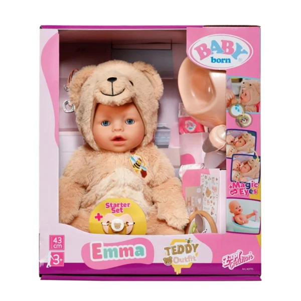 Лялька Baby Born – Емма у костюмі ведмедика - Зображення 30