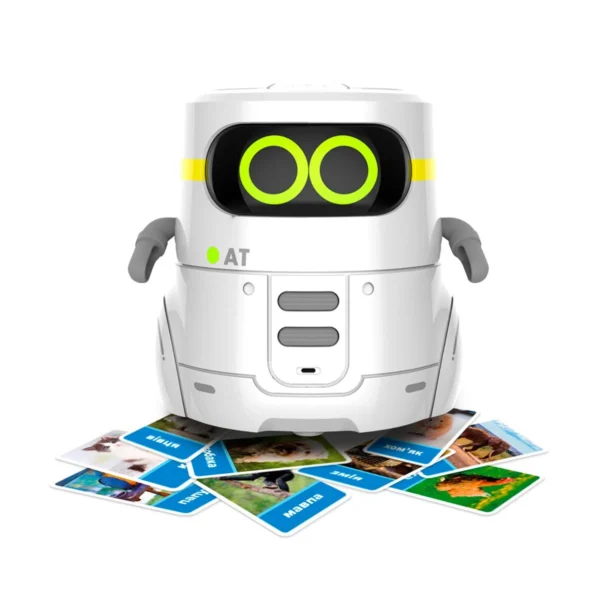 Розумний робот з сенсорним керуванням та навчальними картками - AT-ROBOT 2 (білий) - Зображення 4