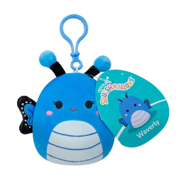 М'яка іграшка на кліпсі Squishmallows– Метелик Вейверлі (9cm) - Зображення 7