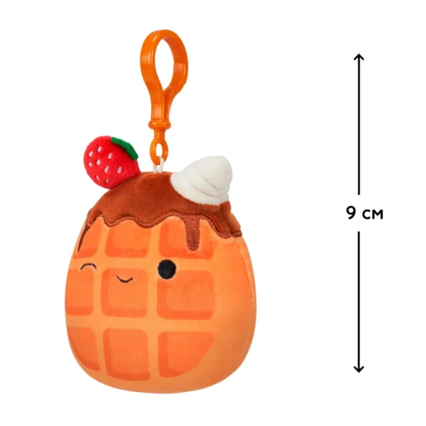 М'яка іграшка на кліпсі Squishmallows– Вафелька Вівер (9 cm) - Зображення 2