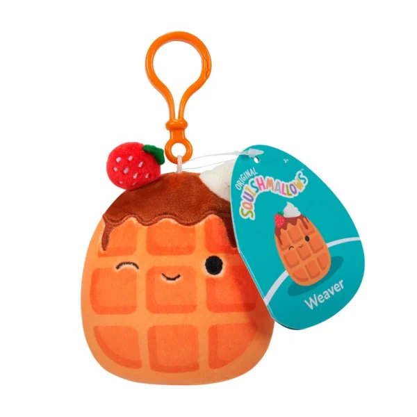 М'яка іграшка на кліпсі Squishmallows– Вафелька Вівер (9 cm) - Зображення 7