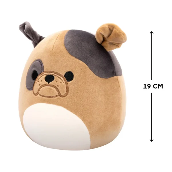 М'яка іграшка Squishmallows – Бульдог Лофер (19 cm) - Зображення 2