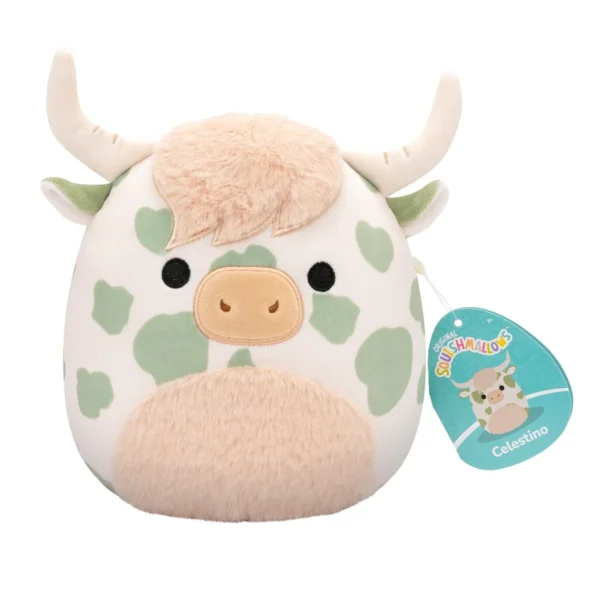 М'яка іграшка Squishmallows – Корівка Целестін (19 cm) - Зображення 7