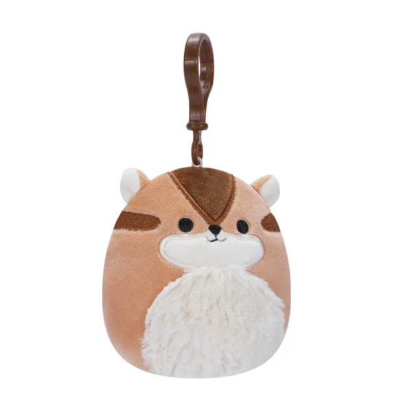 М'яка іграшка на кліпсі Squishmallows – Бурундук Мельзі (9 cm) - Зображення 3