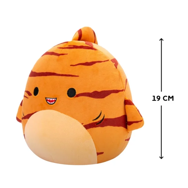 М'яка іграшка Squishmallows – Тигрова акула Джаггер (19 cm) - Зображення 2