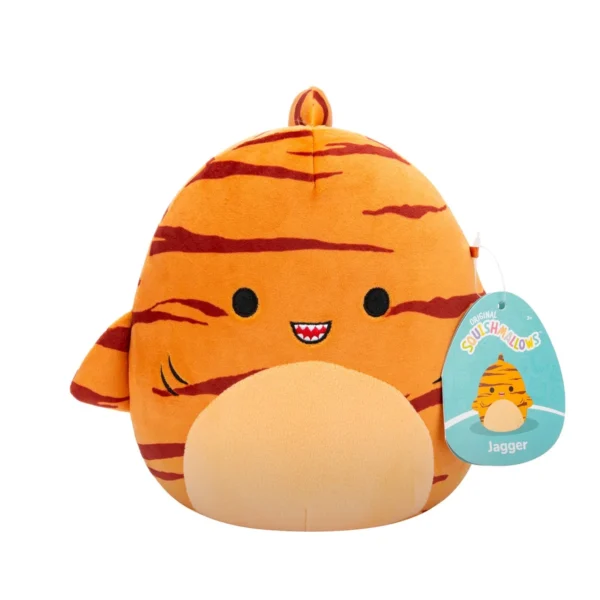 М'яка іграшка Squishmallows – Тигрова акула Джаггер (19 cm) - Зображення 7