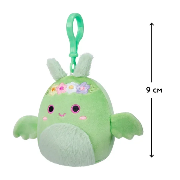 М'яка іграшка на кліпсі Squishmallows – Дракон Тов (9 cm) - Зображення 2