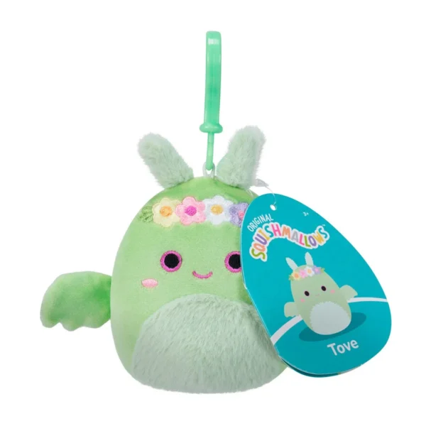 М'яка іграшка на кліпсі Squishmallows – Дракон Тов (9 cm) - Зображення 7
