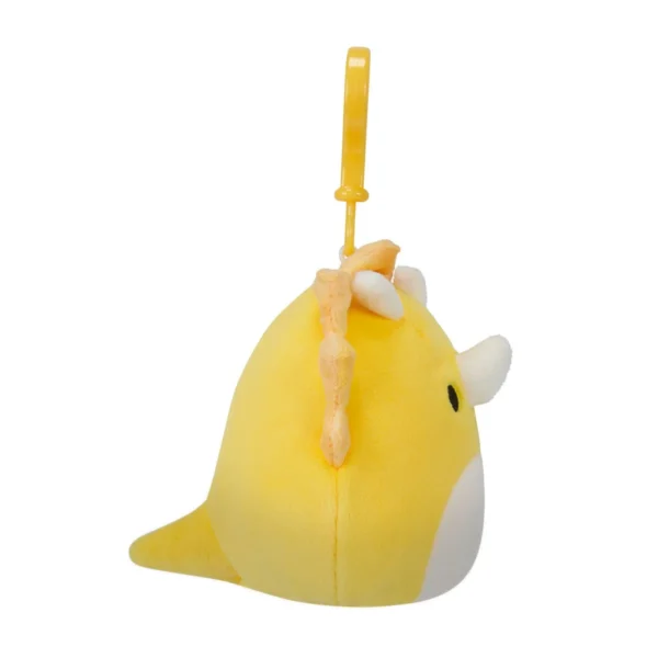 М'яка іграшка на кліпсі Squishmallows – Трицератопс (9 cm) - Зображення 5