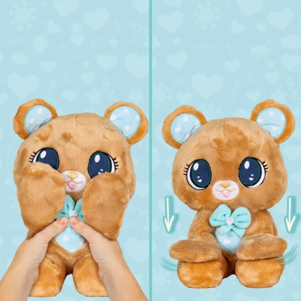 М’яка іграшка Peekapets – Коричневий ведмедик - Зображення 5
