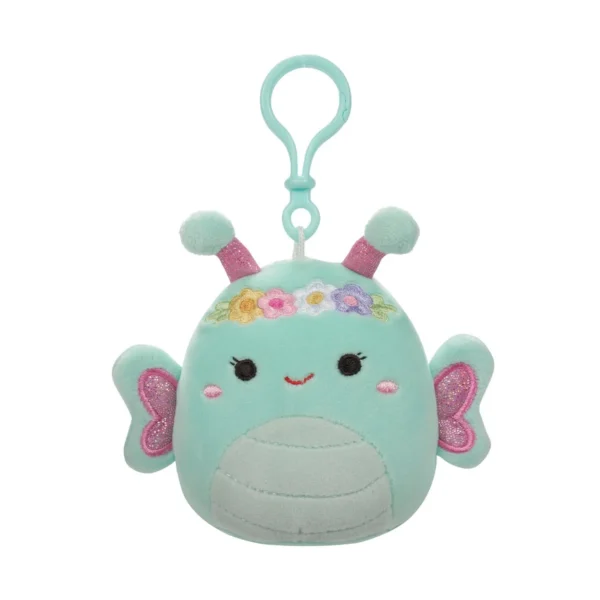 М'яка іграшка на кліпсі Squishmallows - Метелик Рейна (9 cm)