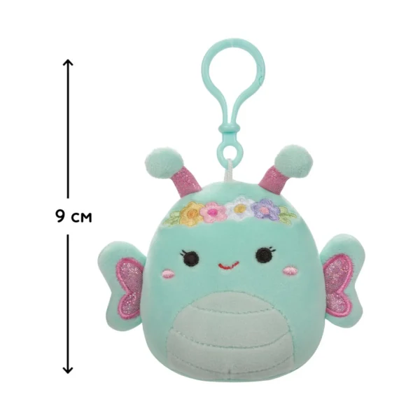 М'яка іграшка на кліпсі Squishmallows - Метелик Рейна (9 cm) - Зображення 2