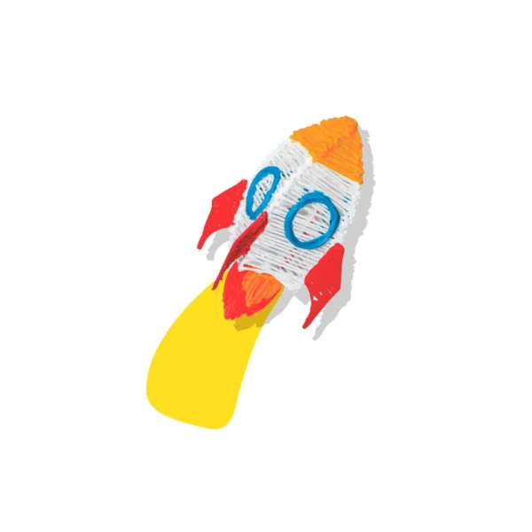 3D-ручка 3Doodler Start Plus для дитячої творчості базовий набір- КРЕАТИВ (72 стрижні) - Зображення 7