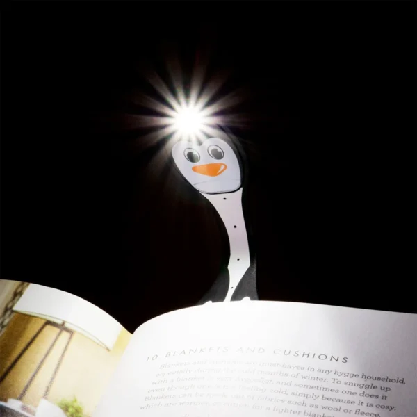 Закладка-ліхтарик Flexilight - Пінгвін - Зображення 6