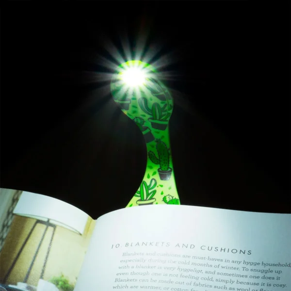 Закладка-ліхтарик Flexilight - Кактуси - Зображення 6