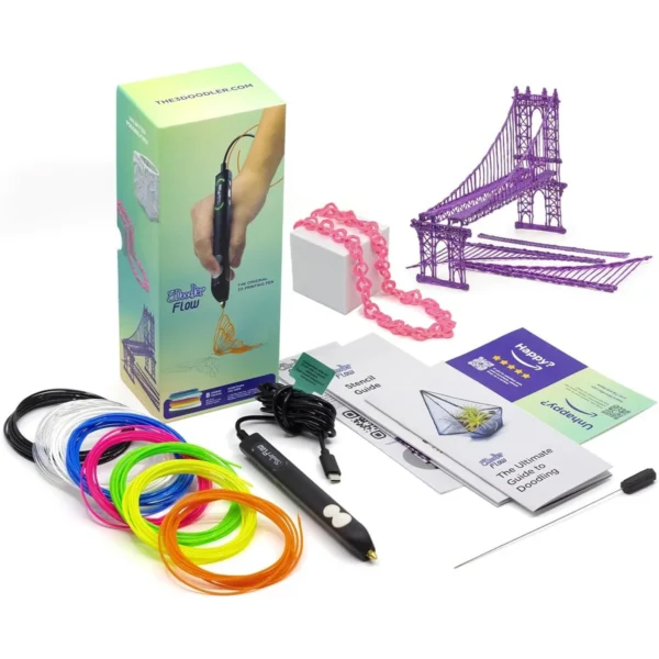 3D-ручка 3Doodler Flow для професійного користування – Синя