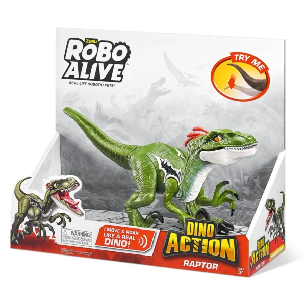 Інтерактивна іграшка Robo Alive - Раптор - Зображення 7