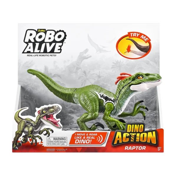 Інтерактивна іграшка Robo Alive - Раптор - Зображення 8